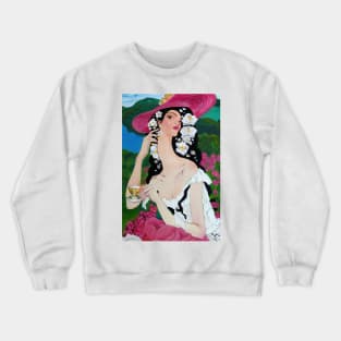 Spring Tea Garden Crewneck Sweatshirt